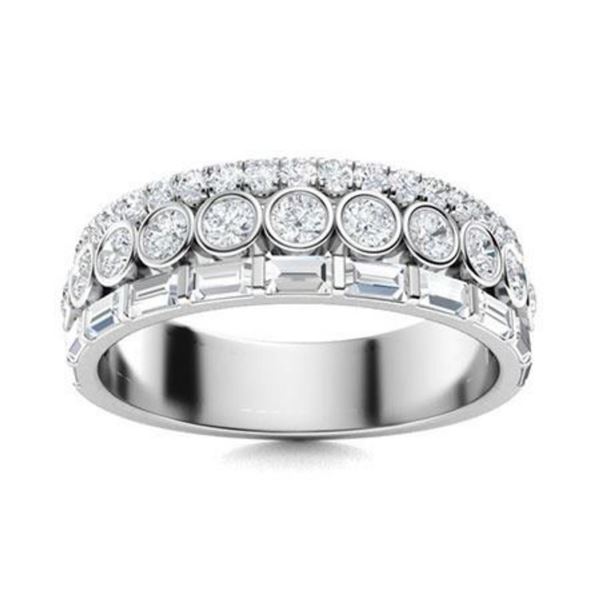 Gold & White Diamond 5.00 Cts  Ring