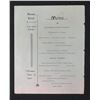 Image 1 : Moana Hotel Menu Dated June 1902, 4" x 5"