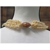 Image 11 : Niihau Shell Lei Kapona Triple Strand 58" Pikake Style w/ COA