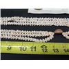 Image 18 : Niihau Shell Lei Kapona Triple Strand 58" Pikake Style w/ COA