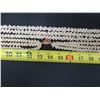 Image 21 : Niihau Shell Lei Kapona Triple Strand 58" Pikake Style w/ COA