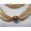 Image 3 : Niihau Shell Lei Kapona Triple Strand 58" Pikake Style w/ COA