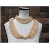 Image 2 : Niihau Shell Lei Momi Lenalena 8-Strand 46" Olepelepe Style w/ COA