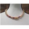 Image 2 : Niihau Shell Lei Kapona Single Strand Momi 17" Pikake Style w/ COA