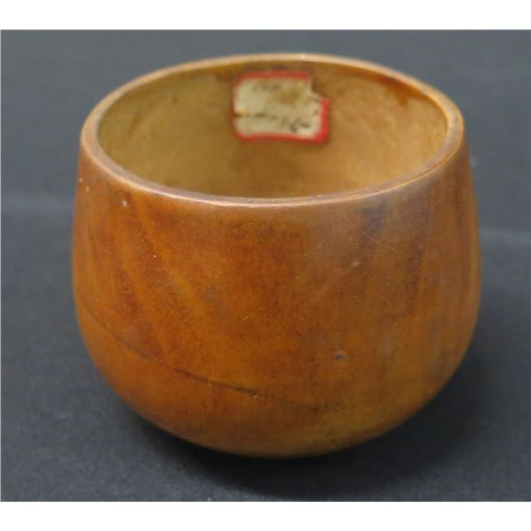 Hand Turned Monarchy Era Koa Poi Bowl Circa 1865, 3.5" Dia., 3"H