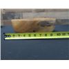 Image 8 : Vintage Wooden Calabash Bowl 11"Dia, 4"H