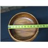 Image 13 : Vintage Wooden Presentation Calabash Bowl w/ Enameled Hawaiian Coat of Arms 11.5" Dia, 5"H