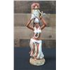 Image 1 : Okole Hau Liquor Bottle, Unopened w/ Hula Dancer Ceramic Bisque by Hawaiian Distillers 1978,  11"H