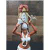 Image 2 : Okole Hau Liquor Bottle, Unopened w/ Hula Dancer Ceramic Bisque by Hawaiian Distillers 1978,  11"H