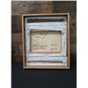 Image 9 : Alone Original Oil Painting by Hiroshi Tagami 1975, Framed 13" x 16"