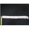 Image 11 : Hand-Sewn Hawaiian Feather Hatband Lei, Purple & White 25" x 3"W (Hat Not Included)
