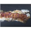 Image 11 : Hand-Sewn Hawaiian Pheasant Feather Hatband Lei 22" x 1.5"W (Hat Not Included)