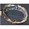 Image 14 : Hand-Sewn Hawaiian Pheasant Feather Hatband Lei 22" x 1.5"W (Hat Not Included)