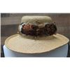 Image 1 : Hand-Sewn Hawaiian Pheasant Feather Hatband Lei 22" x 1.5"W (Hat Not Included)
