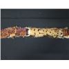 Image 6 : Hand-Sewn Hawaiian Pheasant Feather Hatband Lei 22" x 1.5"W (Hat Not Included)