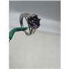 Image 1 : BRAND NEW  GENUINE AMETHYST ADJUSTABLE RING