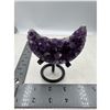 Image 1 : 3.6 INCH POLISHED AMETHYST MOON SHAPE