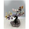 Image 2 : 7.5 X 7.5 INCH  7 CHRYSTAL CHAKRA BONSAI TREE HANDMADE