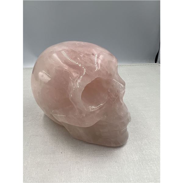 4.5 INCH  ROSE QUARTZ SKULL