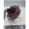Image 3 : 3.2 x 2.9 INCH PURPLE FLUORITE SPECIMEN