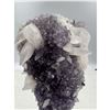Image 6 : 8 X 3.3 INCH AMETHYST CLUSTER WITH CALCITE POINTS