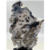 Image 9 : 7 INCH BLACK AND WHITE NATURAL FORMATION AGATE SLICE