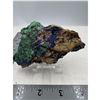 Image 2 : 4 INCH  BLUE GREEN AZURITE SPECIMEN