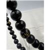 Image 2 : BRAND NEW 10 MM BLACK TOURMALINE  NECKLACE 108 BEADS