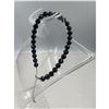 Image 3 : BRAND NEW 6 MM  FACETED BLACK TOURMALINE BRACELET