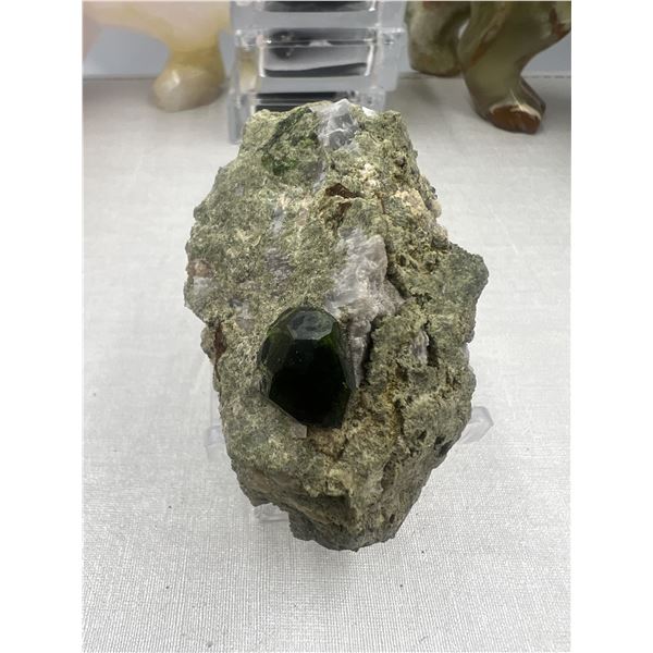 3.1 INCH  GREEN GARNET SPECIMEN