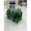 Image 1 : 2.1 INCH  GREEN AVENTURINE ELEPHANT CARVING
