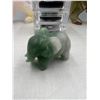 Image 3 : 2.1 INCH  GREEN AVENTURINE ELEPHANT CARVING