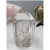 Image 1 : 3.5 X 2.3 INCH  CLEAR QUARTZ TOWER WITH AURA