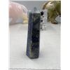 Image 1 : 3.1 INCH  LAPIS LAZULI  TOWER WITH PYRITE