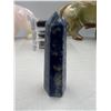 Image 4 : 3.1 INCH  LAPIS LAZULI  TOWER WITH PYRITE