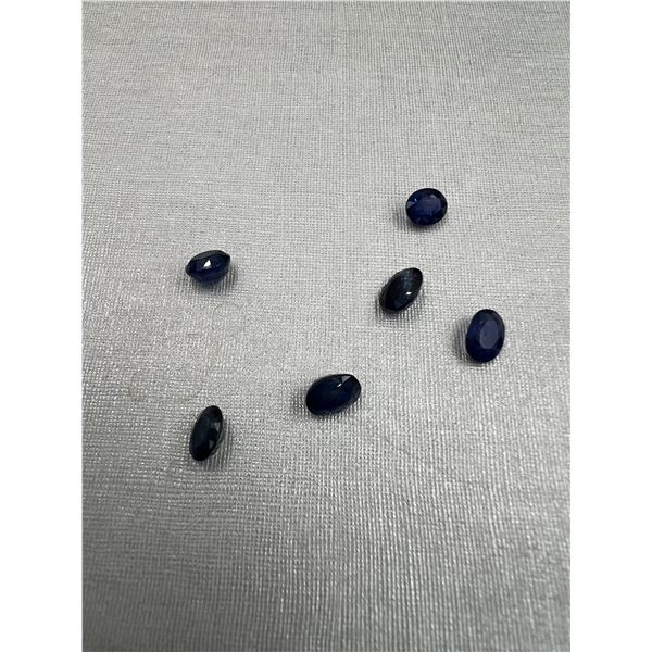 6.40 CT NATURAL SAPPHIRE OVAL CUT WITH INSURANCE REPLACEMENT  VALUE $4800 CERTIFICATION