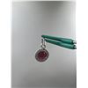 Image 3 : 4.60 CT NATURAL RUBY  SILVER PENDANT OVAL CUT CERTIFICATION