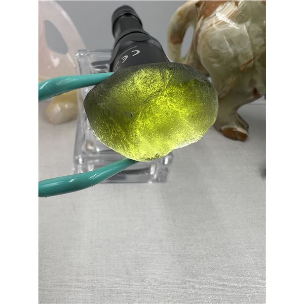 8.8 GRAM CERTIFIED NATURAL GENUINE MOLDAVITE