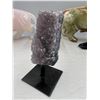 Image 3 : 3.9 INCH  AMETHYST CLUSTER ON STAND
