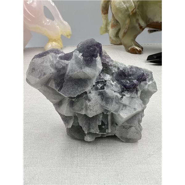 2.7 INCH PURPLE FLUORITE SUGAR COATED SPECIMEN