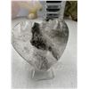Image 1 : 1.6 INCH AGATE HEART  WITH FORMATION