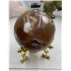 Image 4 : 2.13 INCH  54.2 MM FLOWER AGATE SPHERE