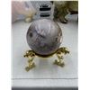Image 1 : 2.09 INCH  53.1 MM FLOWER AGATE SPHERE