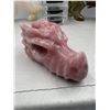 Image 1 : 2.7 INCH  PINK OPAL DRAGON SKULL