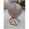 Image 2 : 2.2 INCH  57.9 MM  ROSE QUARTZ SPHERE