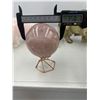 Image 4 : 3.2 INCH  81.7 MM  ROSE QUARTZ SPHERE