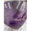 Image 7 : 2.1 INCH  AMETHYST  CRYSTAL HEART(GOOD AURA SHINE)
