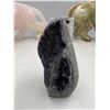 Image 3 : 3.1 INCH BLACK AMETHYST GEODE FLAME (BEAUTIFUL WITH SHINE)