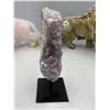 Image 1 : 5.1 INCH AMETHSYT CLUSTER ON STAND ( BEAUTIFUL INCLUSION IN )