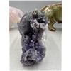 Image 1 : 3.7 INCH GENUINE GRAPE AGATE SPECIMEN ( VERY BEAUTIFUL)